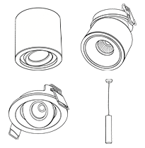 ANOVA LIGHTING flexible installation methods for commercial lighting solutions.