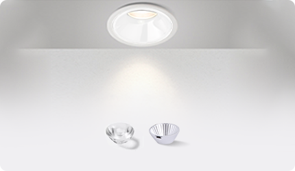 ANOVA LIGHTING lens vs reflector comparison for commercial lighting