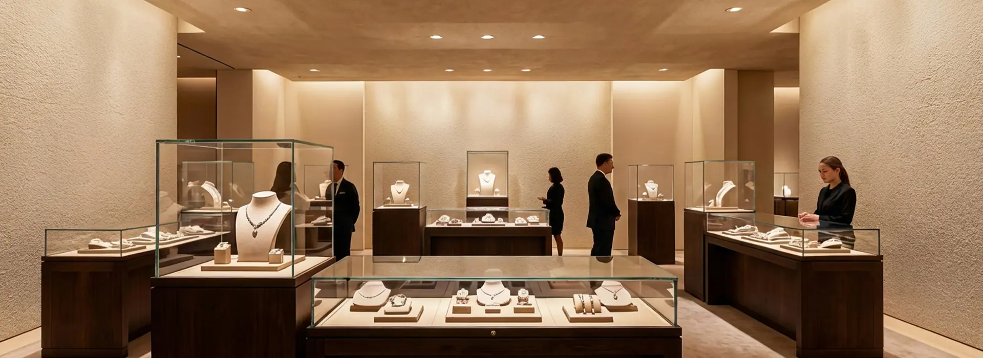 ANOVA LIGHTING retail lighting solutions for jewelry stores and commercial spaces.