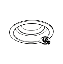 ANOVA Frame-1 low-glare downlight with precision optical design