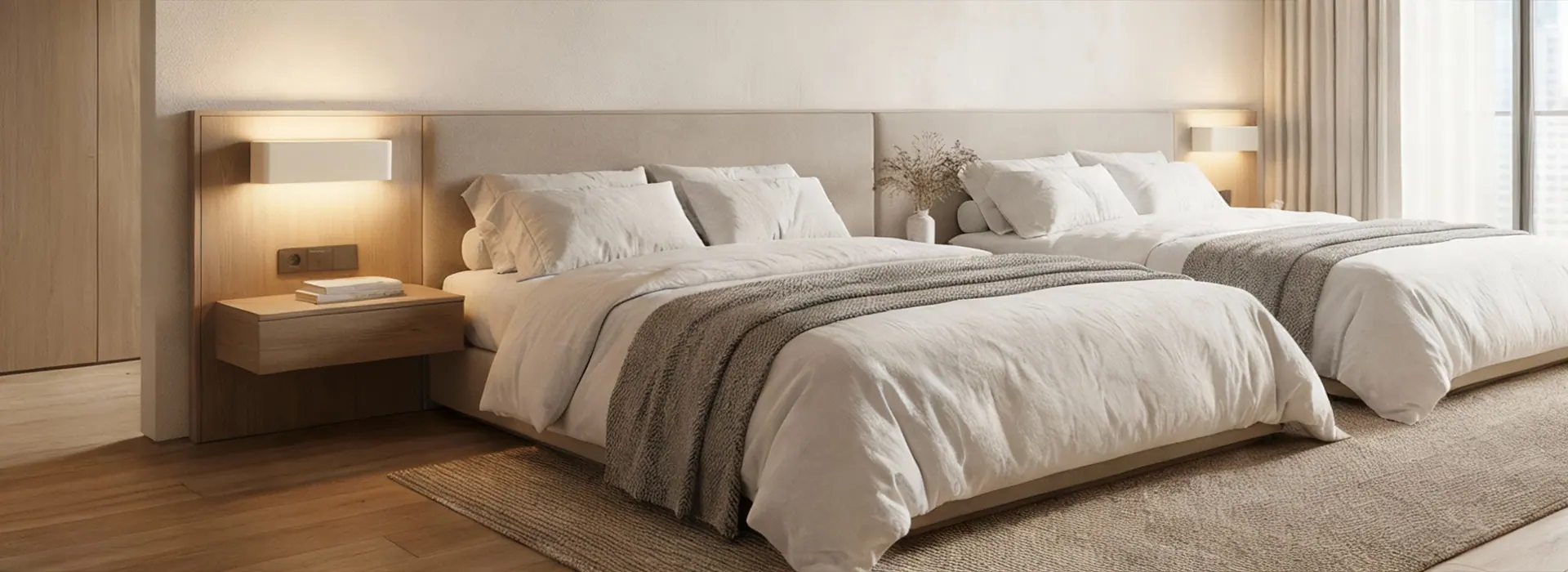 ANOVA LIGHTING hotel guest room bedside lighting for hospitality